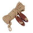 thumbnail image 1 of Cuerda para acampar hebilla de madera Cuerda reflectante para acampar de alta resistencia multifunción para dosel para exteriores, 1 of 8