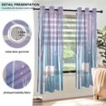 thumbnail image 3 of Yayeee Window Curtains Light Filtering 63"x42" Grommet Panel Pair Home Living Room Decor, Purple Night Deer, 3 of 7