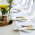 thumbnail image 4 of 24pcs Set Leaf Shape Napkin Rings Metal Napkin Rings Napkin Buckles Bulk for Dinner Wedding, 4 of 5