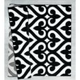 thumbnail image 2 of Porch & Den  Cutter Hand-Carved Area Rug Black 1'10" x 2'8" 2' x 3' Living Room,Bedroom,Entryway White Rectangle, 2 of 5