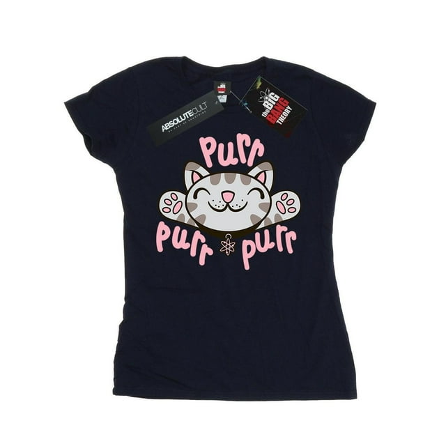 Big Bang Theory Womens Soft Kitty Purr Cotton T-Shirt