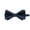 Navy, variant on Black Men'S Double Layer Solid Polyester Bow Tie 2.36 Inch Width Formal Business Accessory Fashion Neckwear For Formal Business Wear Daily Use Parties