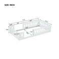 thumbnail image 5 of Euroco Wood Twin Size Platform Bed with Guardrail for Toddler and Kids, 5 of 13