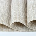 thumbnail image 6 of Uxcell Heat Resistant Red Stripe Tables Mats Placemats Beige 4Pack, 6 of 7
