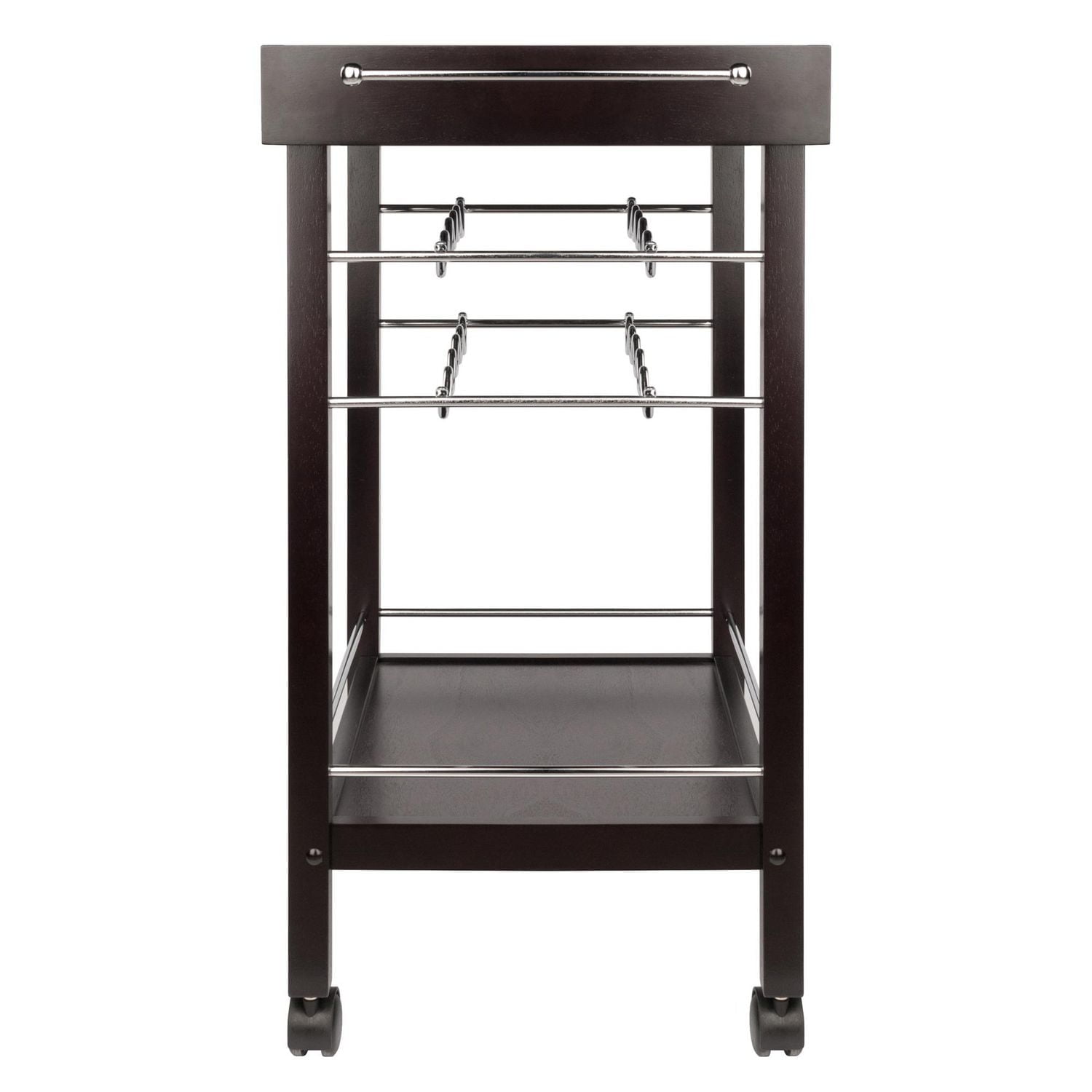Winsome Johnnie Bar Cart in Espresso Finish - 92329