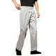 thumbnail image 2 of Pantalones largos para hombre, de color liso, con cordón, cintura elástica, pierna recta, pantalones para hombre, 2 of 9