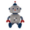 thumbnail image 1 of Bedtime Originals Robbie Robot Gray/Blue Plush Stuffed Animal Toy, 1 of 6