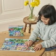 thumbnail image 5 of eeBoo: Yumi’s Village - 20 Piece Puzzle - 15x11" Jigsaw, Oversized Pieces, Vibrant Town & Shop Scene, Whimsical Animal Characters, Preschool, Kids 3+, 5 of 8