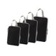 thumbnail image 2 of Bolsas de almacenamiento de compresión, organizadores de embalaje de equipaje, bolsas de cubos de embalaje de compresión de viaje para vacaciones al Negro, 2 of 8