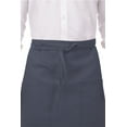 thumbnail image 2 of Chef Works 2-Pocket Bistro Server Apron with Adjustable Waist Tie, Unisex, Navy, 2 of 6