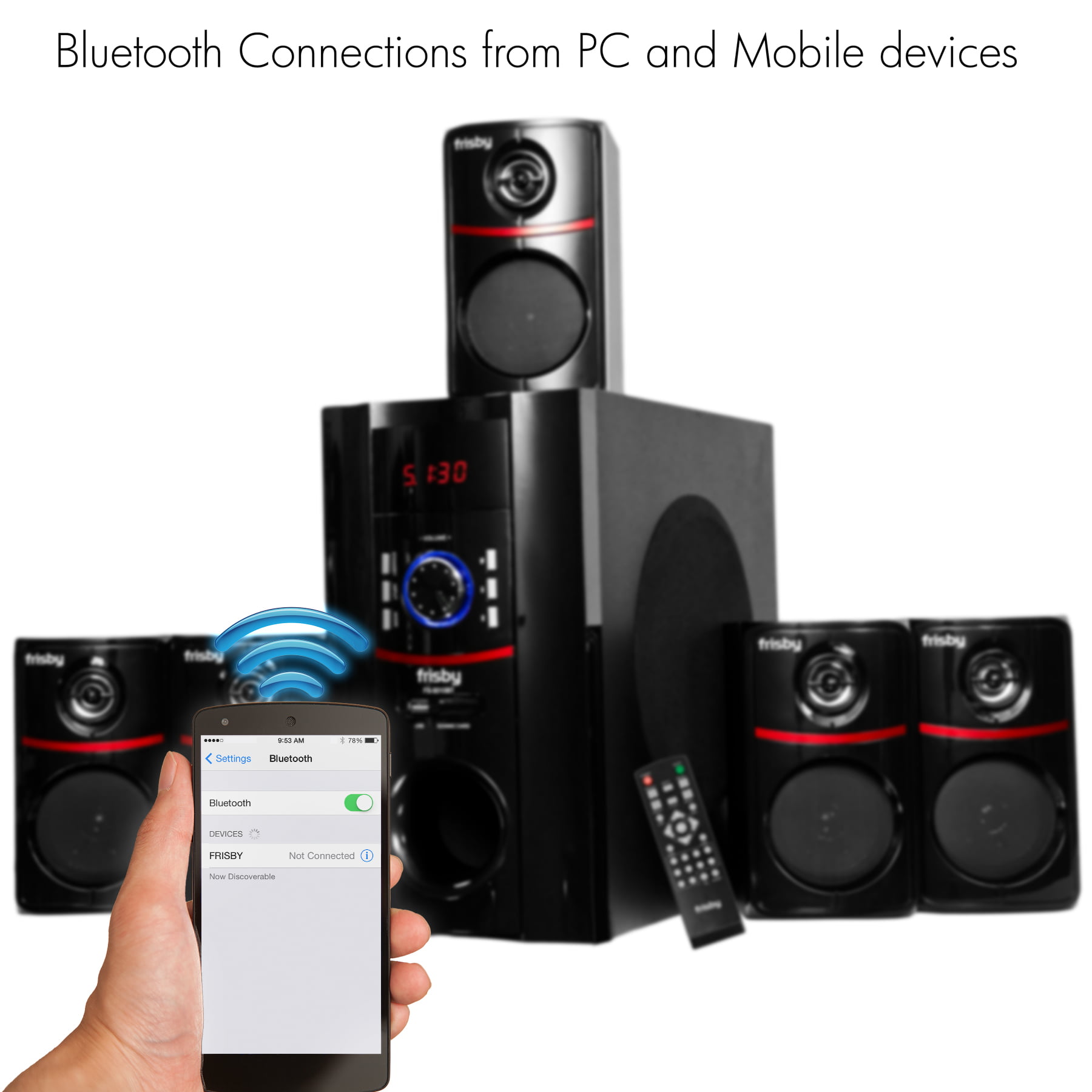 wireless speaker system surround sound