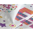 thumbnail image 4 of Ambesonne Chill Quilted Bedspread Set 3 Pcs, Word Art Positive, King Size, Multicolor, 4 of 5