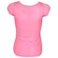 thumbnail image 5 of True Rock Jr Women's American Beauty Graphic T-Shirt (Neon Pink, Small), 5 of 5
