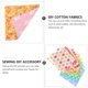 thumbnail image 2 of FELTECHELECTR 10 piezas de telas de patchwork estilo Pascua para hacer manualidades de costura, 2 of 6