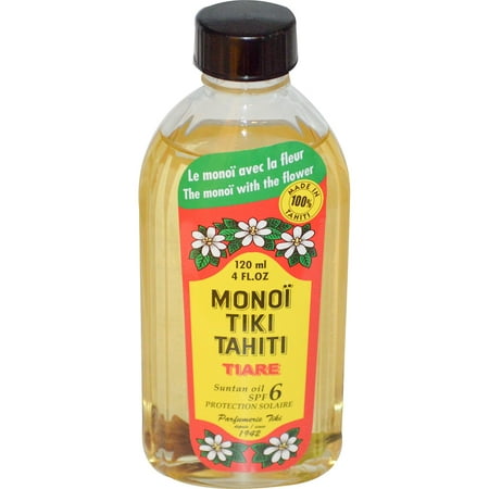 Monoi Tiki Tahiti Tiare Coconut Spf 6 Suntan Oil - 4