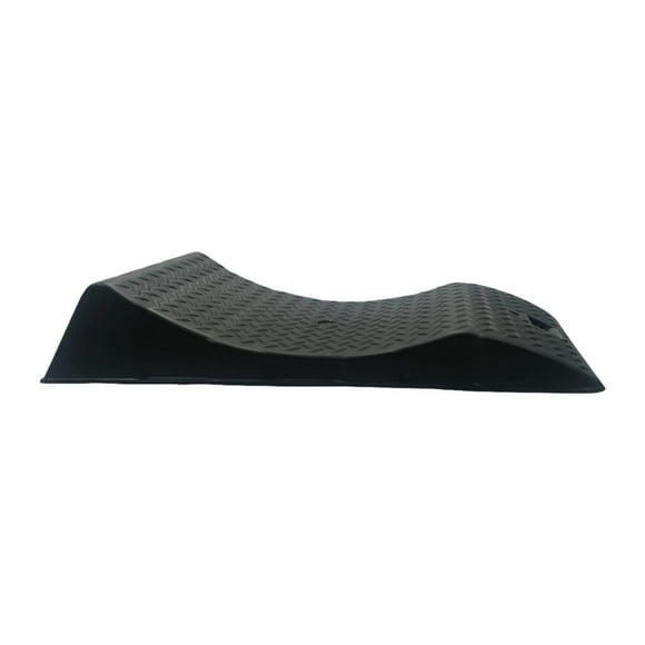 Rampa protectora de neumáticos Rampa de viaje para vehículos Soporte para neumáticos para viajes por carretera muy visible y práctico Amortiguador de