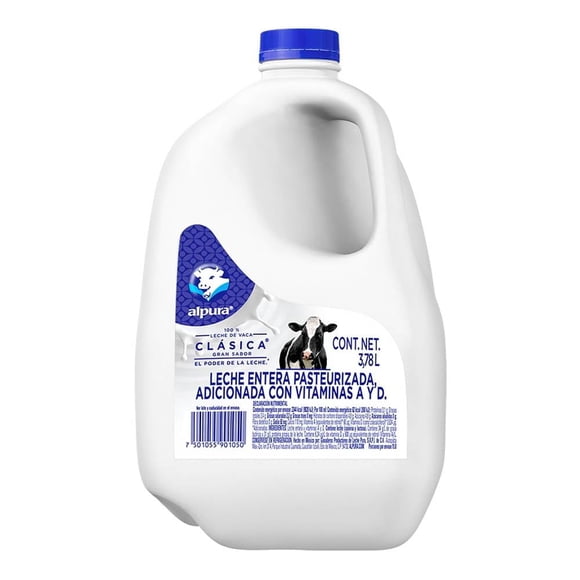 Leche Alpura Clásica entera 3.78 l