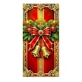 thumbnail image 2 of Hxlamzoo 35 X 71 Inch Christmas Door Cover - Xmas Door Curtain with Easy Installation Rope for Christmas Day Wall and Door Decoration - Xmas Holiday Party Supplies, 2 of 6