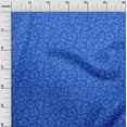 thumbnail image 3 of oneOone Tissu Georgette Viscose Bleu Imprimé Conversationnel Matériel de Robe Tissu Imprimé Tissu au Mètre 42 Pouces de Large, 3 of 4