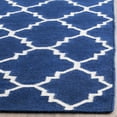thumbnail image 3 of Safavieh Dhurries Jona Geometric Area Rug, Dark Blue, 4' x 6', 3 of 8