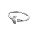 thumbnail image 1 of Qarigey Anillo cola de pez anillo de plata mano joyería apertura ajustable simple rhinestone mano círculo Ropa, zapatos y accesorios Miscelánea, 1 of 1