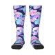 thumbnail image 1 of Fotbe pinkk flower crystal Skull Calcetas Divertidas Estampadas para Hombre y Mujer, Calcetas de Algodón hasta la Rodilla para Caminar, Correr, Enfermería y Embarazo, 1 of 6
