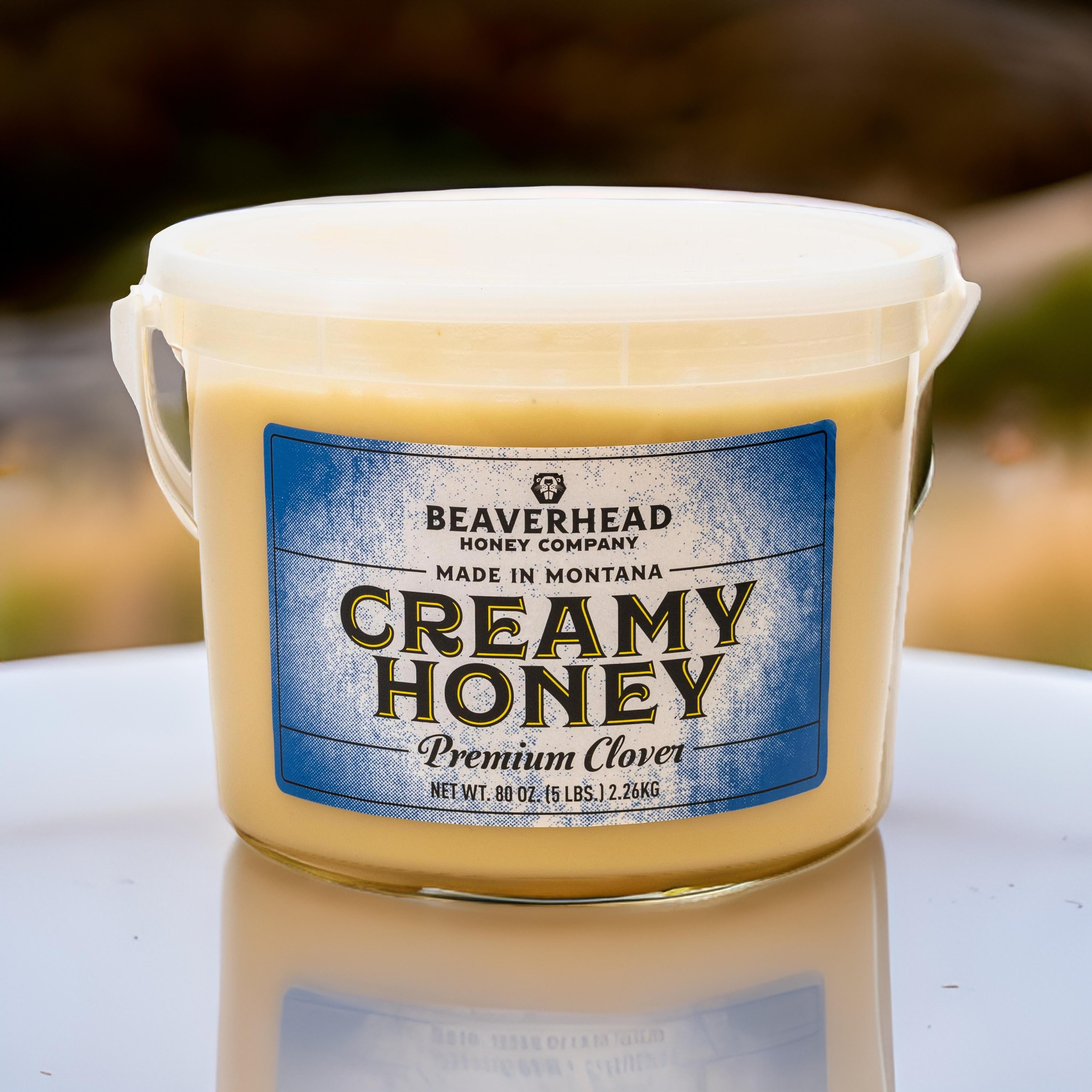 Beaverhead Creamy Clover Honey Bucket 5 lb.