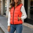 thumbnail image 5 of Sheghy Winter Vests for Women Mid Length Hooded Diamond Quilted Casual Puffer Vest, 5 of 6