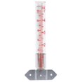 thumbnail image 1 of Pluviómetro AcuRite con tubo de vidrio de 12 cm y soporte metálico, 1 of 1