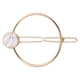 thumbnail image 1 of Pinza para el pelo minimalista hueca, horquilla turquesa, accesorios para el cabello Aro Blanco, 1 of 6