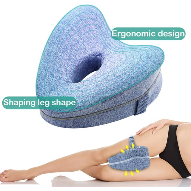 Contour Breathable Heart Shaped Memory Foam Leg Pillow