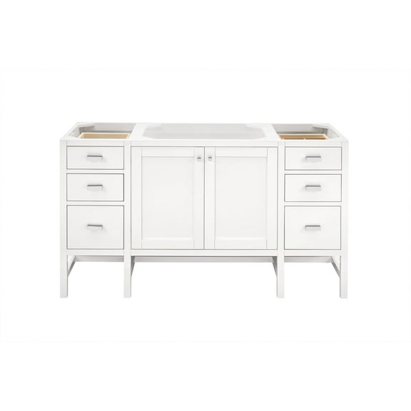 James Martin Vanities E444-V60s Addison 60" Single Basin Hardwood Vanity Cabinet Only -
