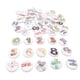 thumbnail image 3 of 100 Piezas de Botones de Impresos, Botones de Manualidades con Números para Coser DIY, álbum de Recortes Macarena Botones de madera impresos, 3 of 7