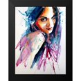 thumbnail image 2 of Kovacs, Anna Brigite 12x14 Black Modern Framed Museum Art Print Titled - Portrait of Beauty, 2 of 5