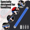 thumbnail image 2 of Txkrhwa Offset Extension Wrench, 15.4 Inch High Carbon Steel Ratchet Wrench Extender with 1/4 Inch 3/8 Inch 1/2 Inch Square Drive Adapter Tight Reach Extension Wrench for Tight Space, 2 of 10