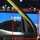 thumbnail image 4 of Embellecedor de cubierta triangular para puerta delantera, pilar A, para Hyundai Encino Kauai Kona 17-20 SUV, fibra de carbono Jadeshay A, 4 of 8