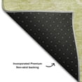 thumbnail image 5 of Addison Rugs Mayfield Premium Machine Washable Transitional Damask Aloe Round Rug, 8' x 8', 5 of 5