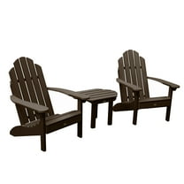 Highwood 3-pc Classic Westport Adirondack Set with 2 Classic Wesport Adirondack Chairs and 1 Classic Westport Side Table - Outdoor, Eco-friendly, Synthetic Wood