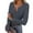 A_ Dark Gray, variant on Womens Long Sleeve Tops 2026 Spring Trendy Outfits Clothes Slim Fit Casual Basic Tees Button Henley T Shirts Solid Blouse White M