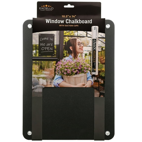 Excello Global Products Black Chalkboard 14" x 10.5" (EGP-HD-0513-S)