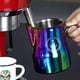 thumbnail image 1 of Taza de espuma de acero inoxidable Yotijar jarra Latte herramienta de barista 350ml colorido, 1 of 10