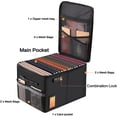 thumbnail image 3 of Fireproof Document File Organizer Box, Fireproof Safe Box with Lock, 3 of 5