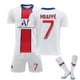 thumbnail image 1 of Kits de fútbol para niños Camiseta de fútbol Camiseta de entrenamiento Traje 21/22-20 21 PSG Visitante Mbappe 7-Kids 16 (80-90CM) BmatwkZeng Bmatwk Jersey, 1 of 2