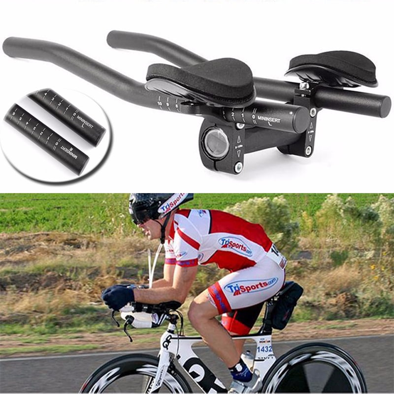Newest Bike Tri Bars Handle Clip on Bars to Fit Mountain Racing Cycle Handlebars