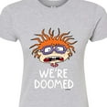 thumbnail image 3 of Rugrats - Chuckie We're Doomed - Juniors Fitted Graphic T-Shirt, 3 of 6
