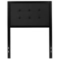 thumbnail image 3 of Pemberly Row Fabric Tufted Twin Metal Panel Headboard in Black, 3 of 9