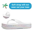 thumbnail image 3 of Cyiecw Women Comfortable Flip Flops Thick Soled Thong Slippers Soft Beach Pool Sandals, 3 of 6