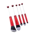thumbnail image 2 of Juego de 5 brochas para maquillaje de ojos Yuyangstore kit de herramientas Rojo, 2 of 8
