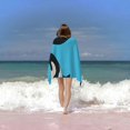 thumbnail image 6 of PHYHOO  Blue Beach Towel, Absorbent Quick Dry Swimming Yoga Beach Towels, Sand Free Microfiber Beach Towel 30x60in, 6 of 8