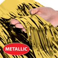 thumbnail image 2 of Packaged 1-Ply Fr Metallic Fringe Drape 15" X 10' Gold - 6 Pack (1 Per Package), 2 of 6